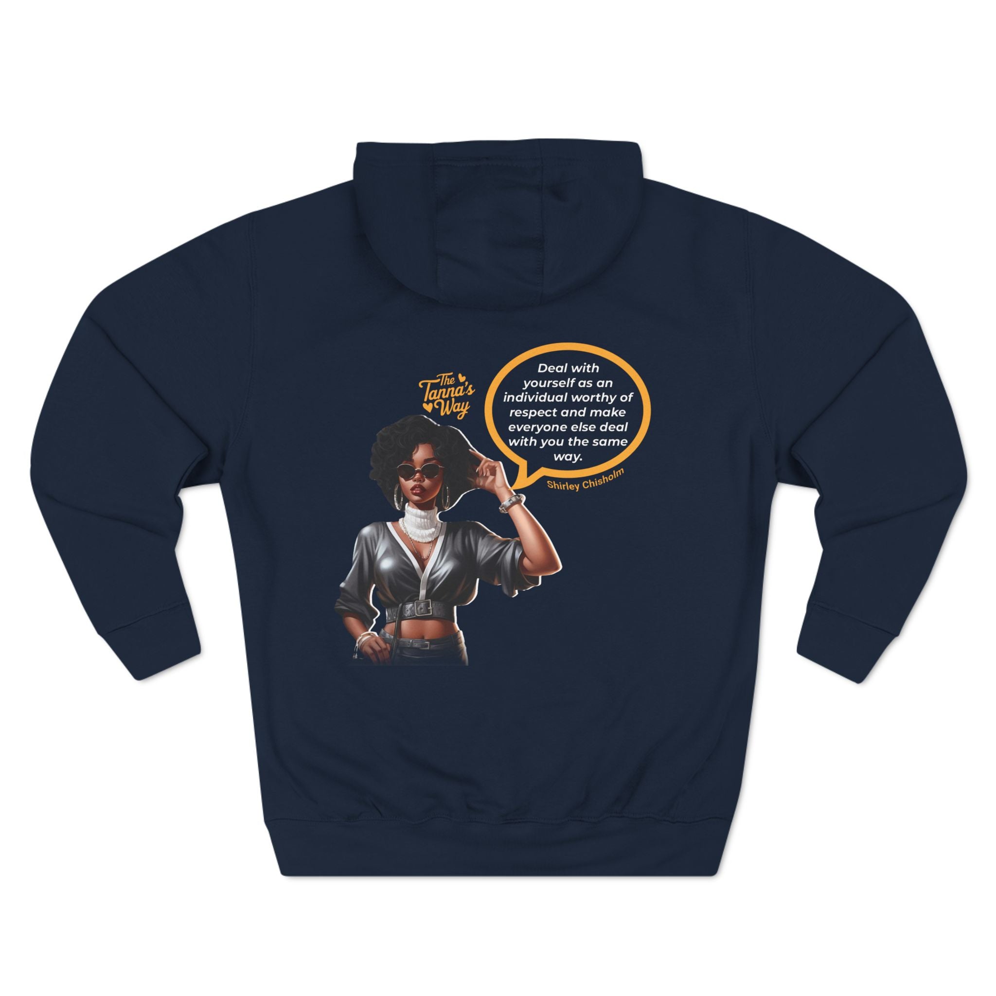 Shirley Chisholm | Three-Panel Fleece Hoodie
